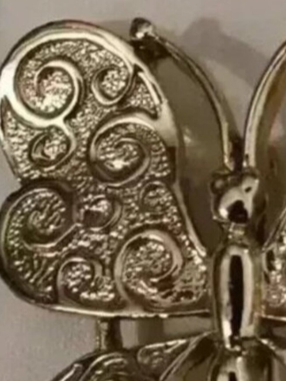 Gerrys‎ Ornate Silver Tone Butterfly Brooch/ Pin